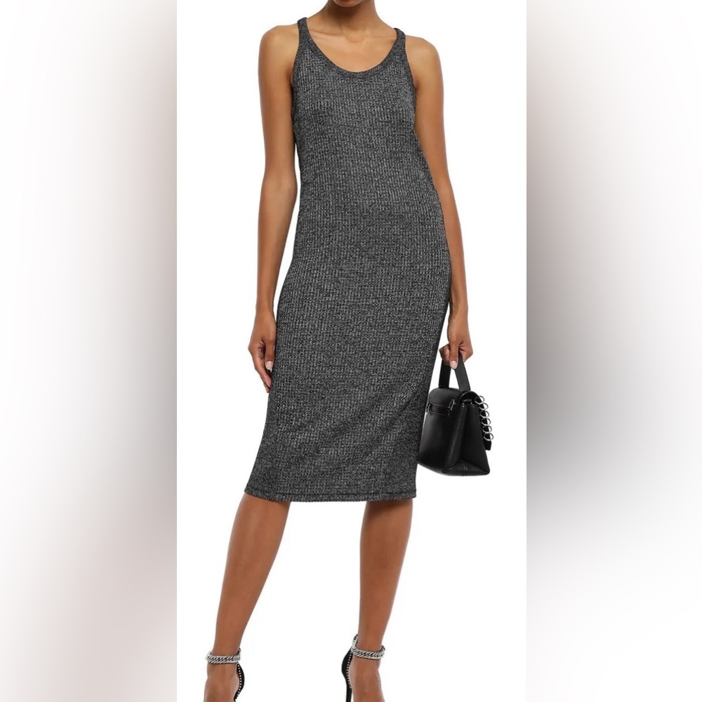 rag & bone Clara Marled Waffle Knit Dress